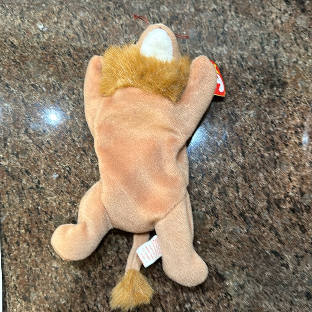 Ty Beanie Baby Roary The Lion DOB 2-20-96 - Picture 4 of 5